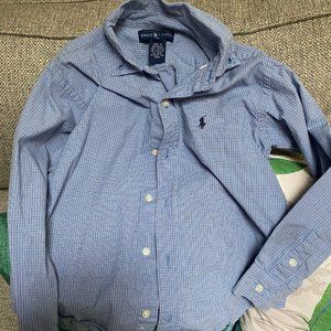 Ralph Lauren Polo Boys Button Up, Size 6